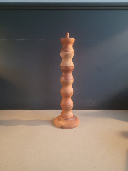 6 coquetiers en bois avec support - Ref 1035