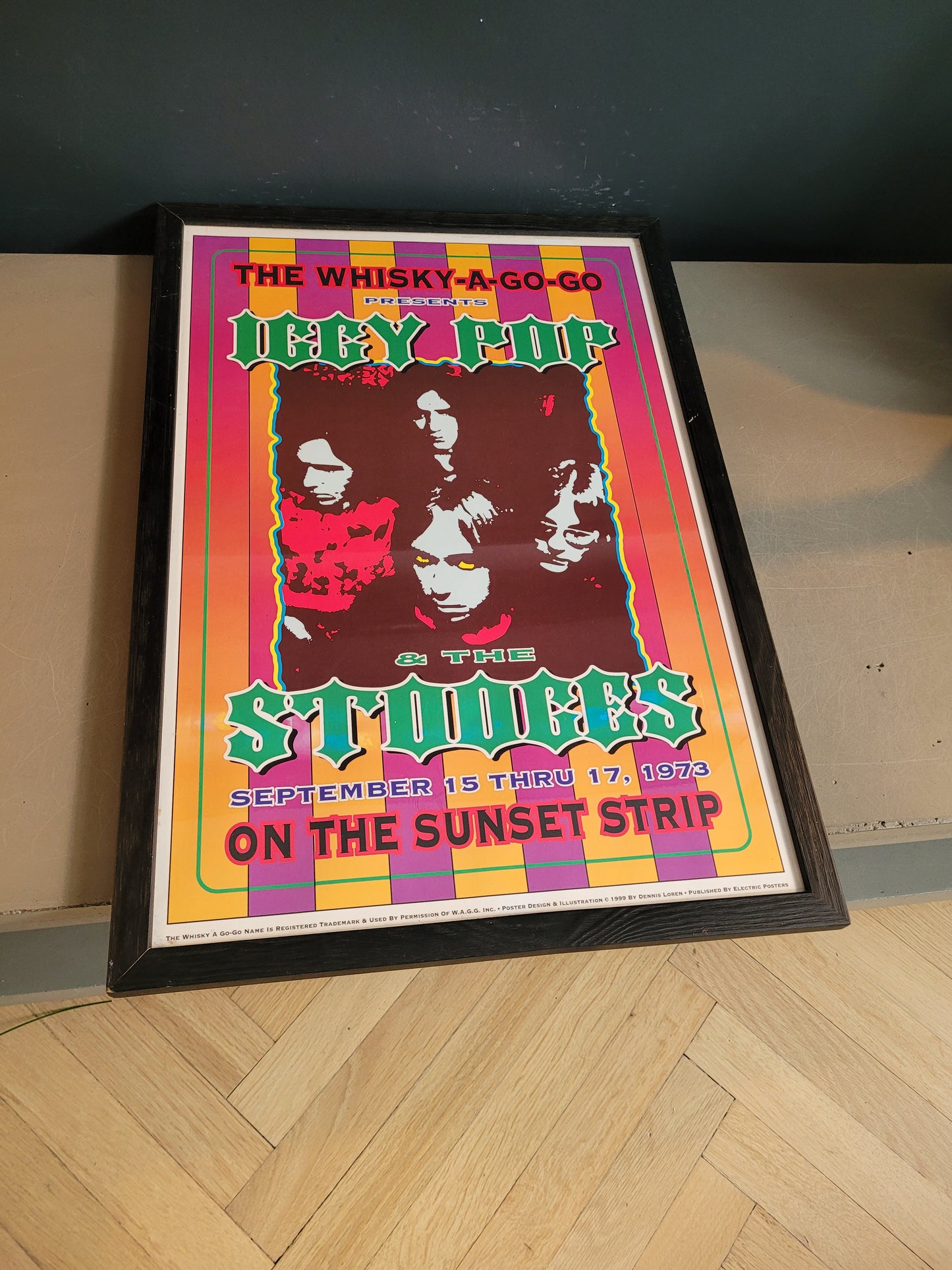 Affiche concert Iggy Pop and the Stooges au Whisky a go go - Ref 616