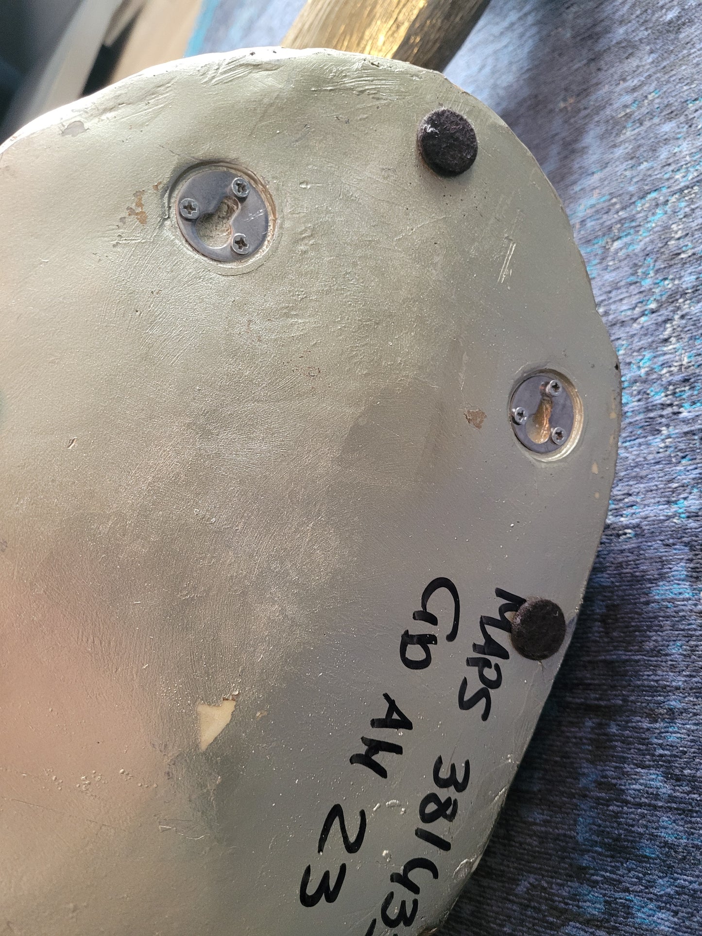 Tête de paon mural doré 85cm - Ref 610