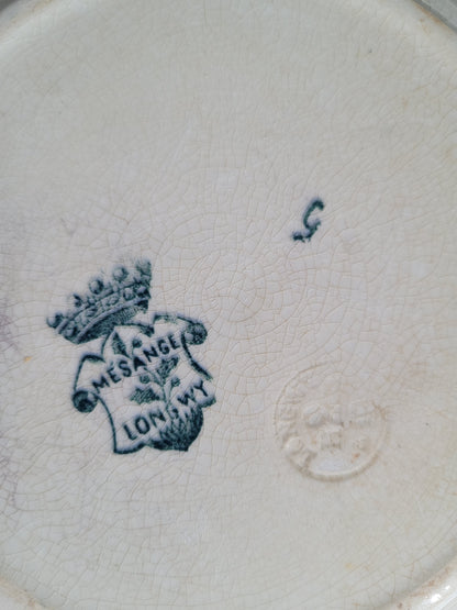 Longwy - 4 assiettes collection Mésange- Ref 545
