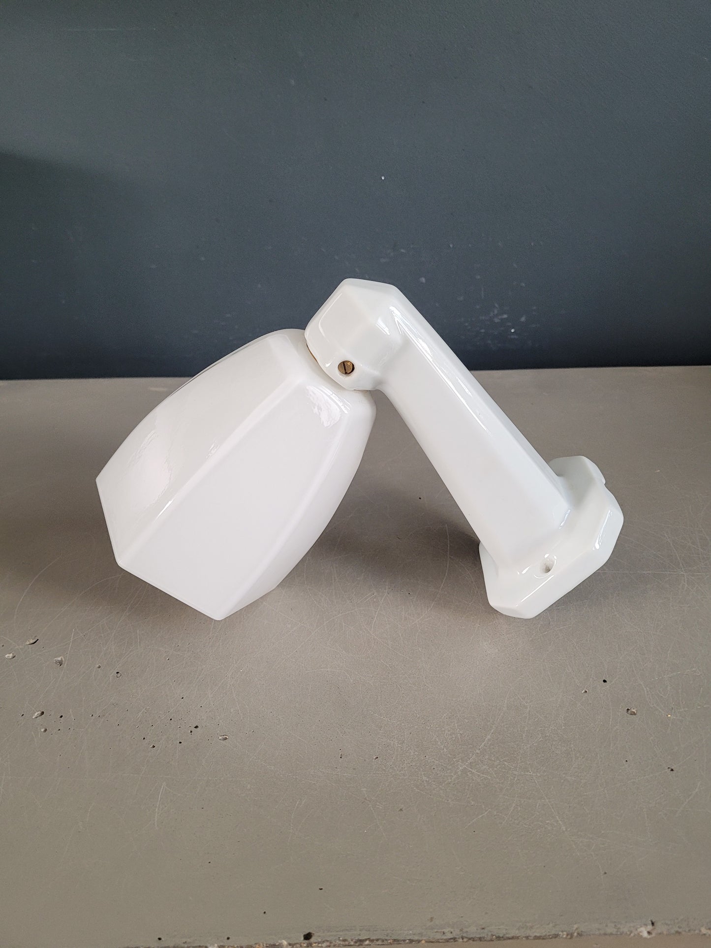 Applique en porcelaine et verre  - Ref 589