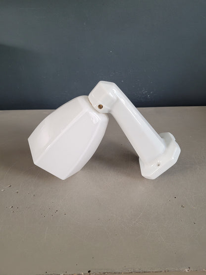 Applique en porcelaine et verre  - Ref 589