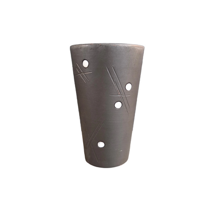 Gobelet en céramique artisanale marron mat - Ref 1408