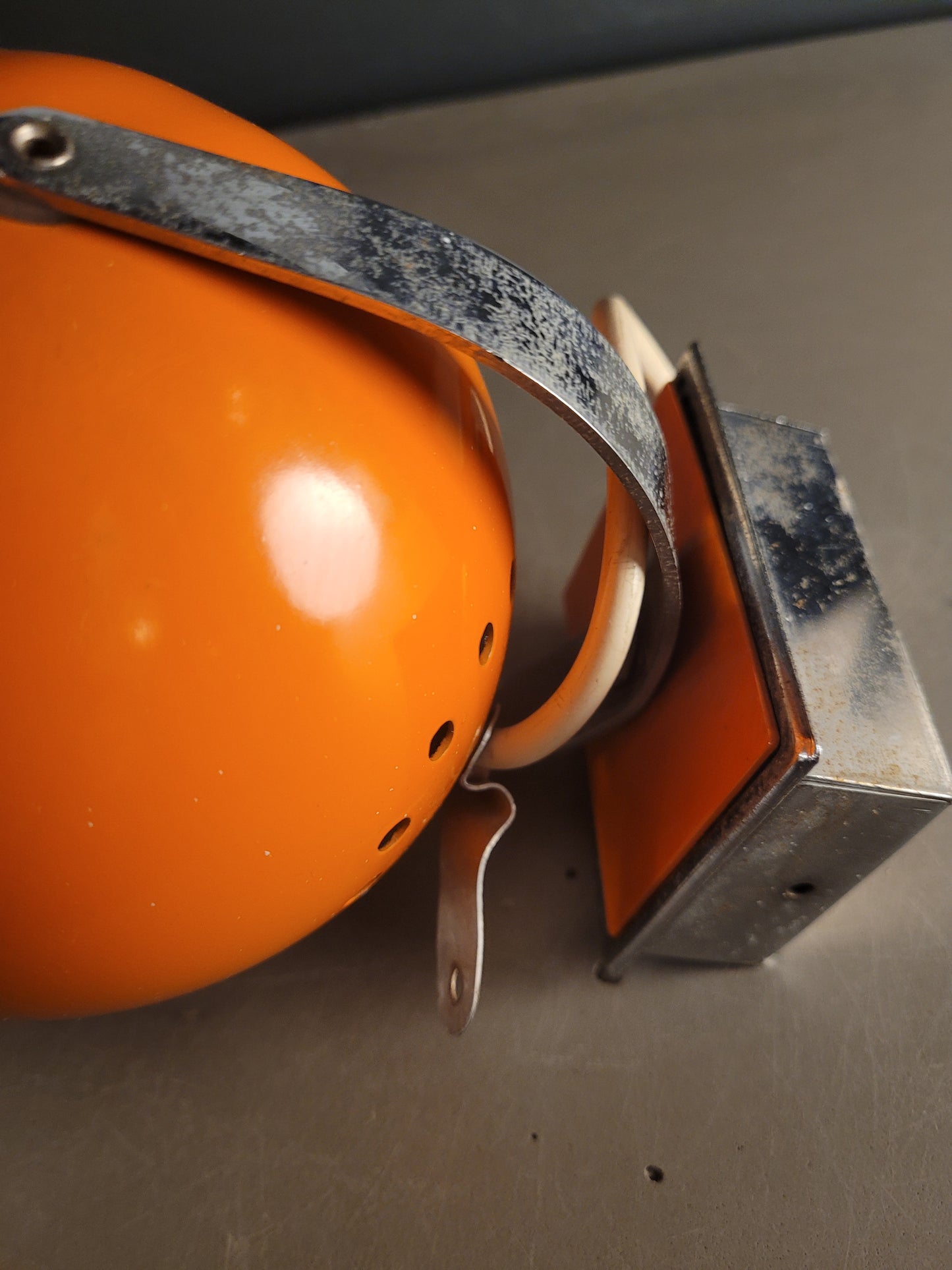 Applique eye ball vintage orange - Ref 785