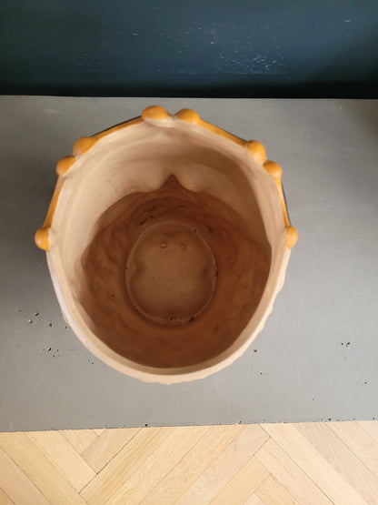 Cache-pot vase tête Caltagirone de Marie Olsson Nylander pour HKliving - Ref 995