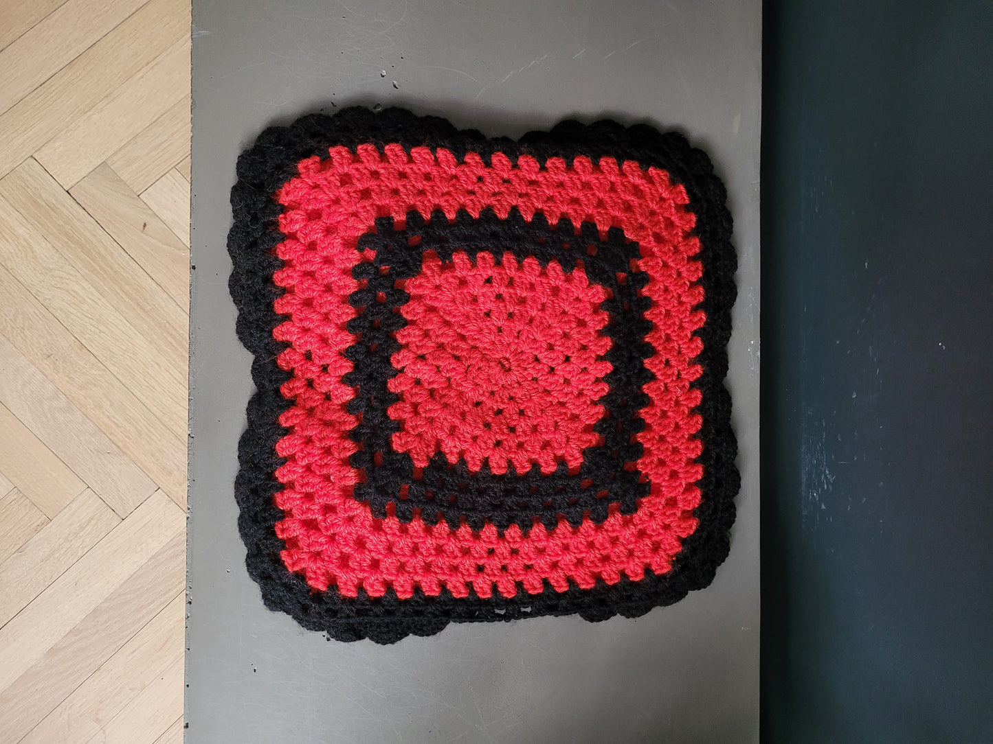 Housse de coussin en crochet 35x35 - Ref 771