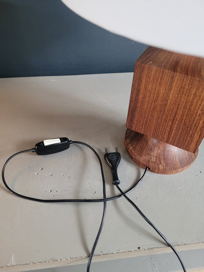 Lampe à poser en teck - Ref 618