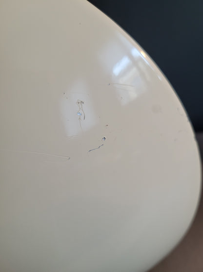 Applique soucoupe dorée et blanc crème - Ref 668