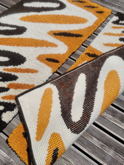 Paire de descentes de lit en laine - tapis - Ref 464