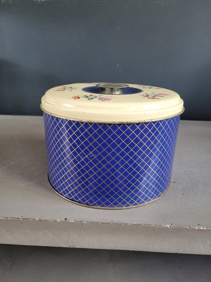 Boîte à biscuits en fer blanc - Ref 818