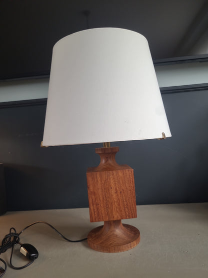 Lampe à poser en teck - Ref 618