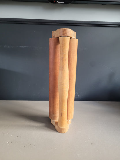 Double rouleau à patisserie ancien - Laminoir - Ref 40