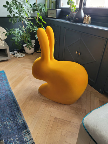 Rabbit chair de Stefano Giovannoni- Grand modèle velours - Ref 549