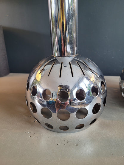 Ensemble applique + suspension vintages chromées - Ref 650