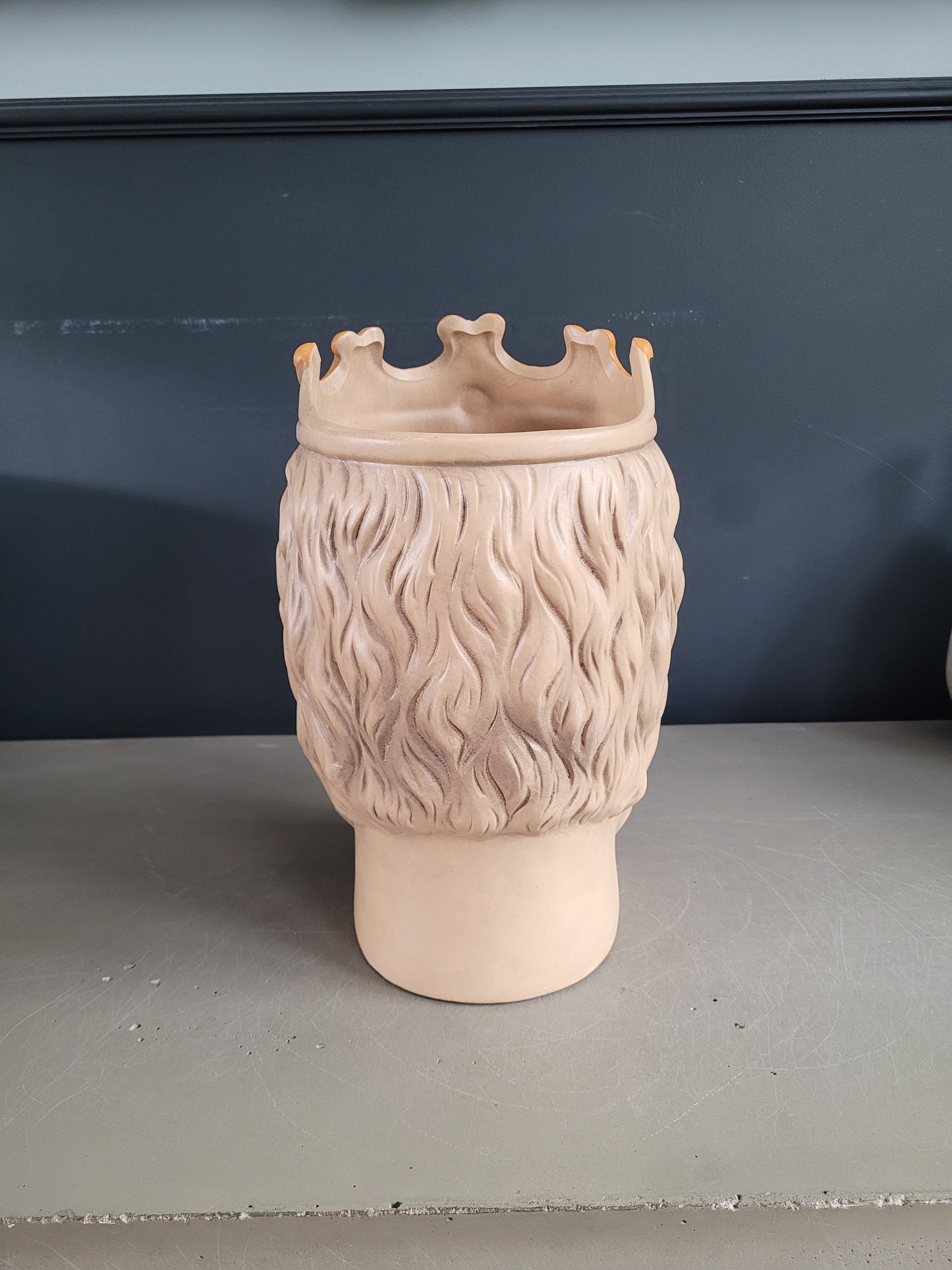 Cache-pot vase tête Caltagirone de Marie Olsson Nylander pour HKliving - Ref 995