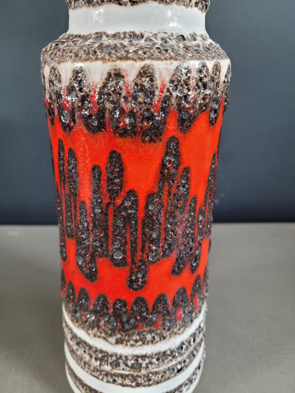 Vase fat lava West Germany Scheurich - Ref 590