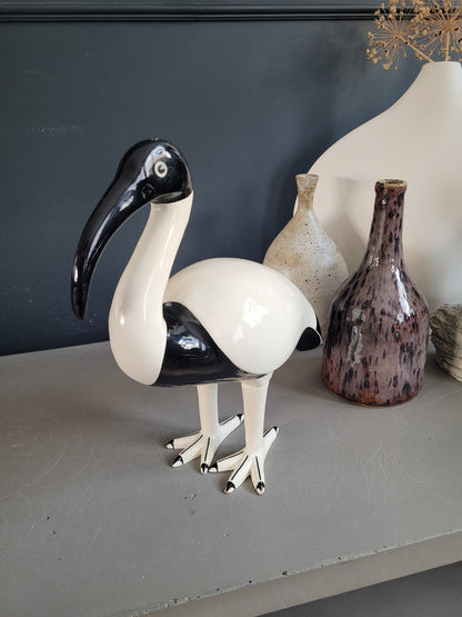Statuette Ibis en résine laquée - Ref 905