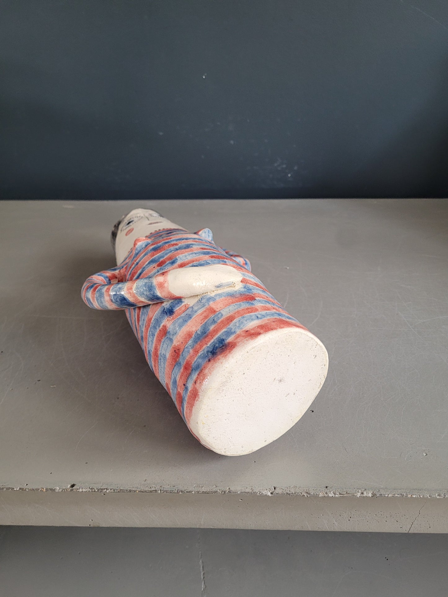 Vase anthropomorphe en céramique émaillée - Ref 901