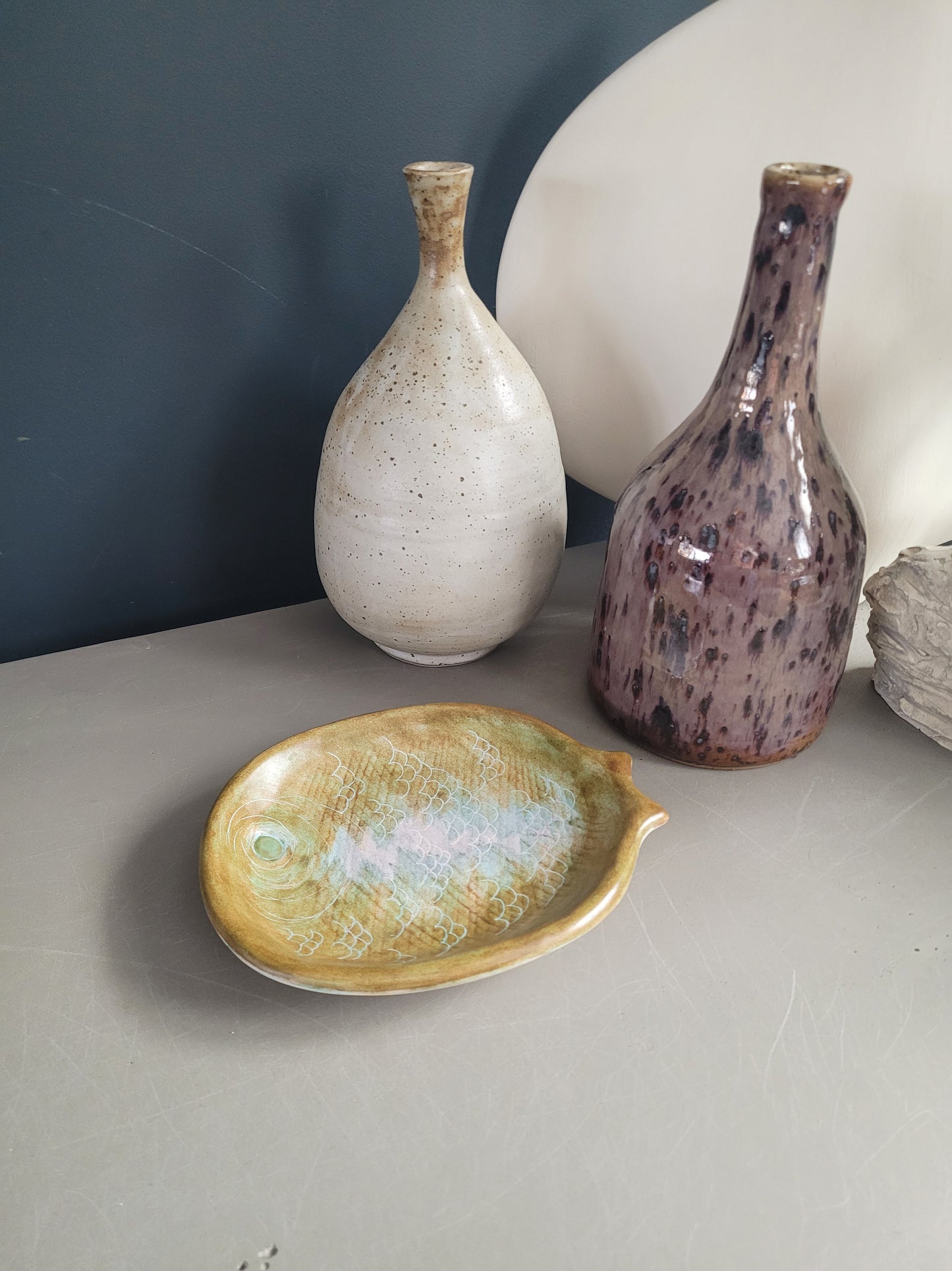 Assiette vide-poche poisson Marcel Guillot - Ref 979