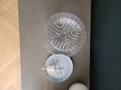 Plafonnier applique en verre moulé- Ref 757