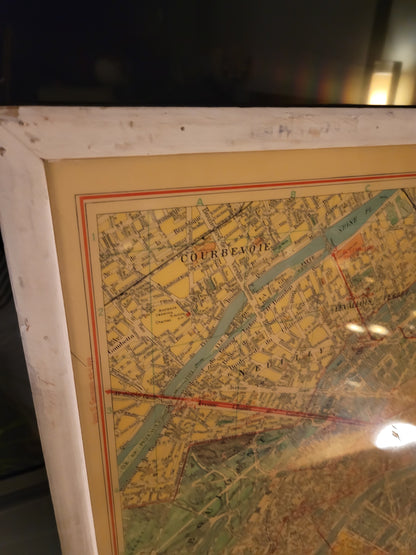 Plan de Paris mural de 1974 - Cartes Taride - Ref 626