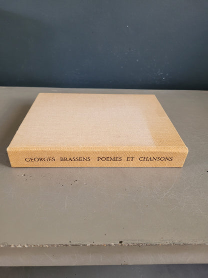 Georges Brassens Recueil de chansons, poèmes et partitions - Ref 585