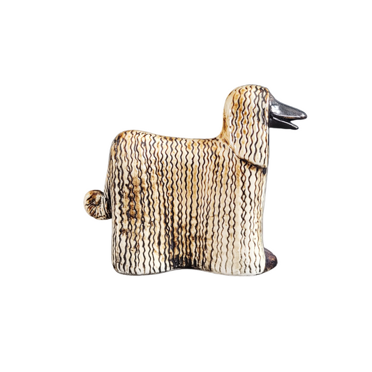 Levrier Afghan en céramique de Lisa Larson pour Gustavsberg - Ref 904