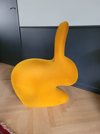 Rabbit chair de Stefano Giovannoni- Grand modèle velours - Ref 549