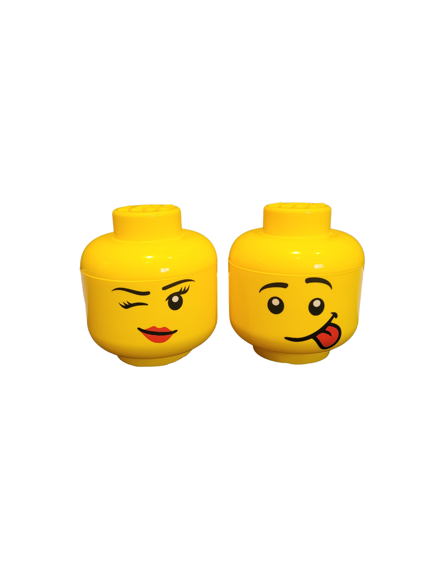 Paire de boîte tête Lego - Ref 1072