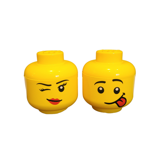 Paire de boîte tête Lego - Ref 1072