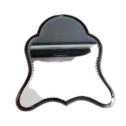 Miroir biseauté et ciselé ancien - Ref 806