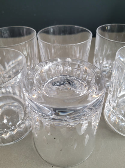 8 verres à eau en cristal - Ref 767