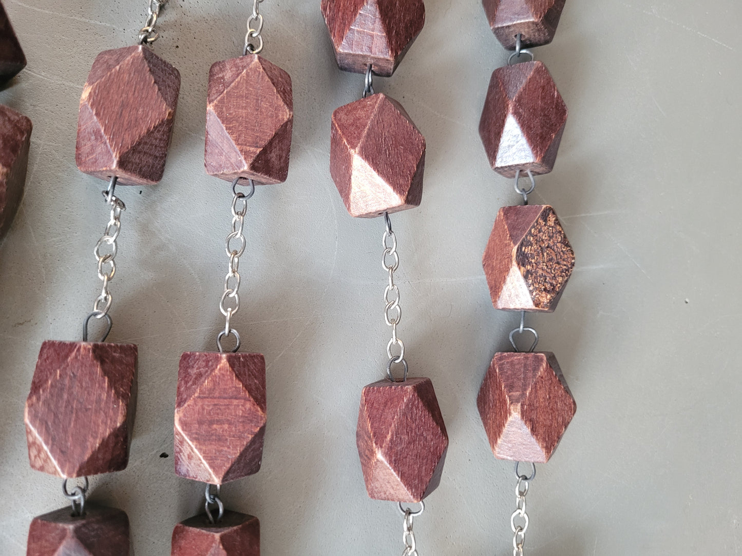 Grand chapelet en bois 170cm - Ref 788