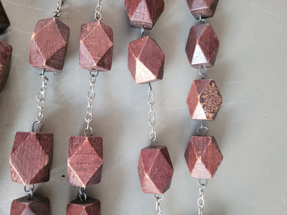 Grand chapelet en bois 170cm - Ref 788