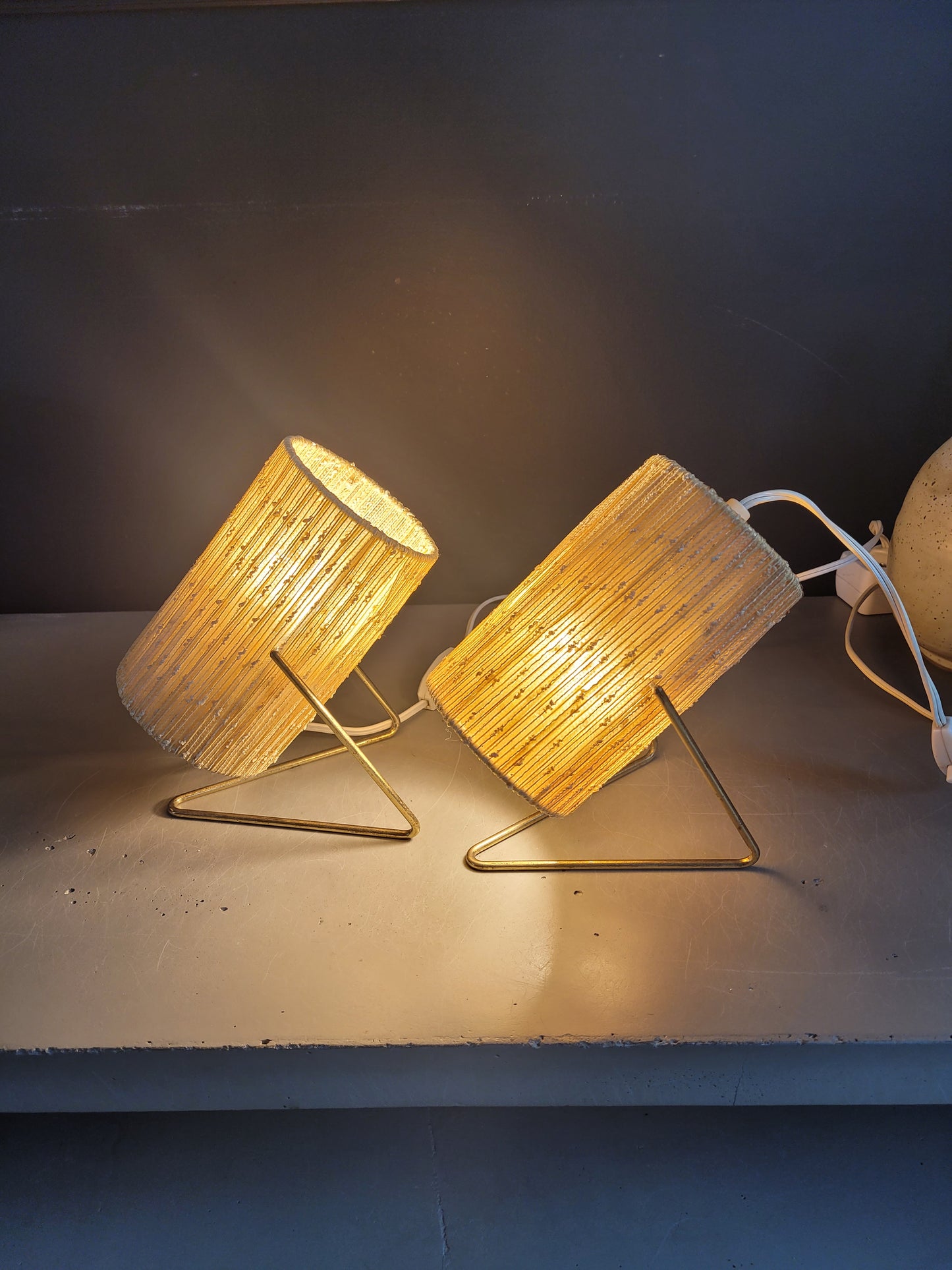 Paire de lampes orientables vintage - Ref 528