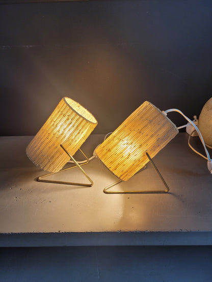 Paire de lampes orientables vintage - Ref 528