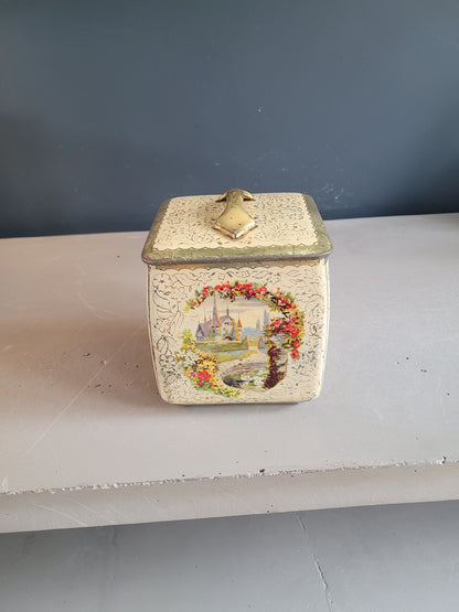 Boîte à thé en fer blanc - Ceylon d'or - Ref 822