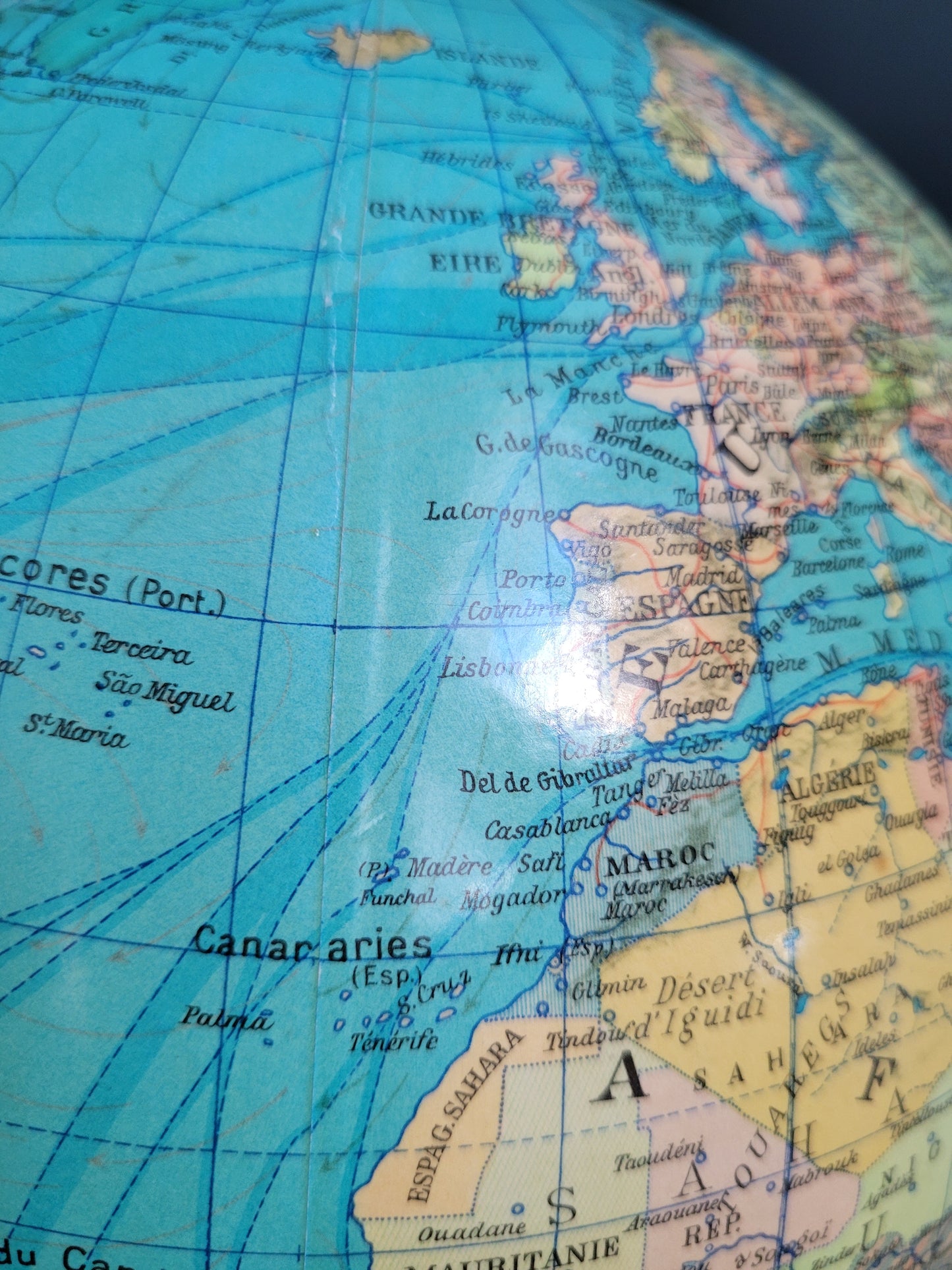 Globe terrestre Colomb, Columbus Verlag Paul Oestergaard K.G. - Ref 566