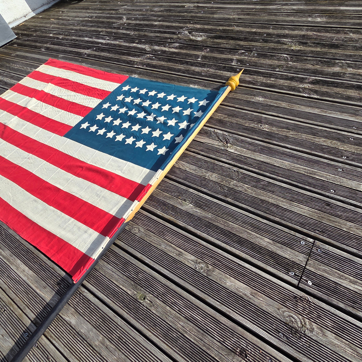 Grand drapeau de défilé - hampe 245cm - Ref 1423