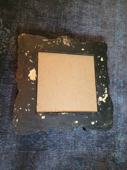 Miroir baroque façon stuc - Ref 614