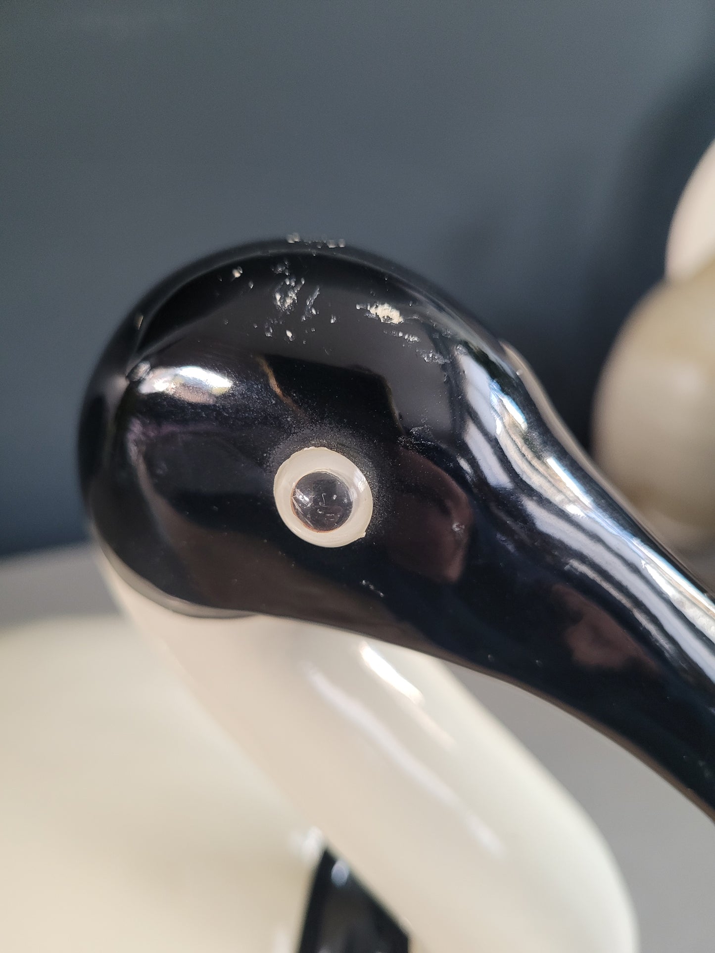 Statuette Ibis en résine laquée - Ref 905