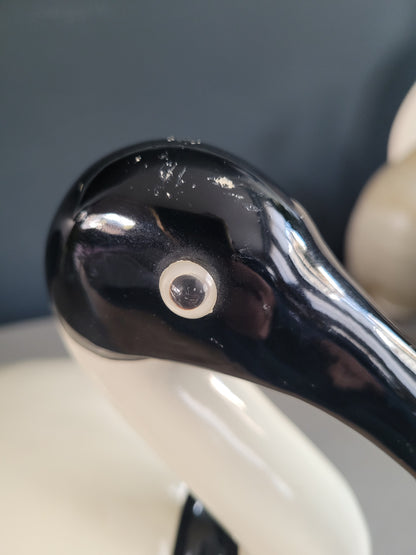 Statuette Ibis en résine laquée - Ref 905