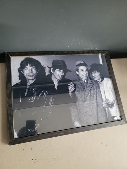 Tirage photo argentique des Rolling Stones en 1986 - Ref 624