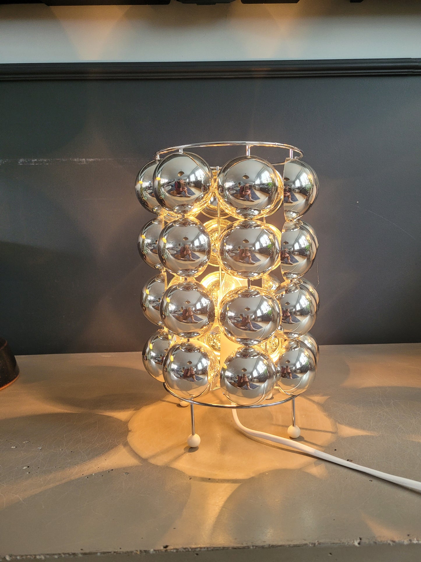 Lampe de table space age Kare Design vintage - Ref 309