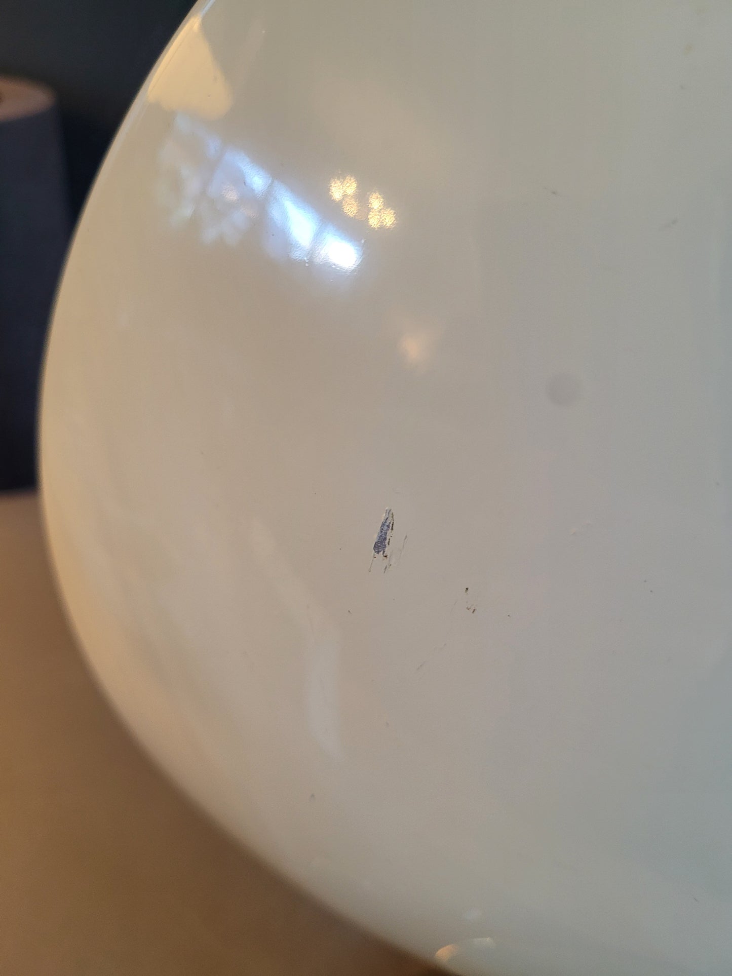 Applique soucoupe dorée et blanc crème - Ref 668