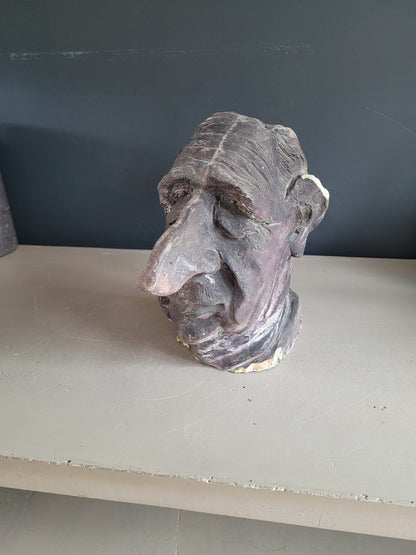 Buste Charles De Gaulle signé, numéroté et daté de 1991 - Caricature - Ref 837