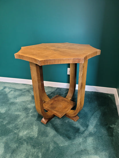 Table d'appoint art-déco octogonale - Ref 761