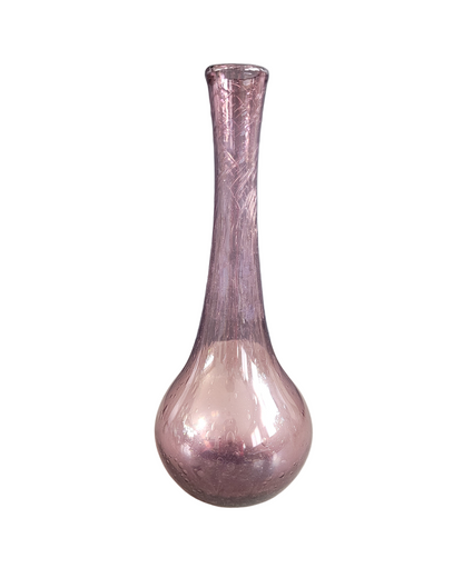 Vase soliflore en verre bullé Biot- Ref 642