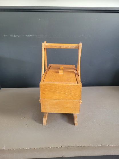 Travailleuse vintage en bois - Ref 605