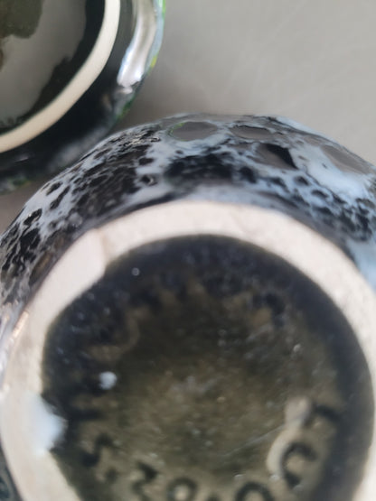 Bonbonnière Vallauris en céramique émaillée façon fat lava - Ref 395